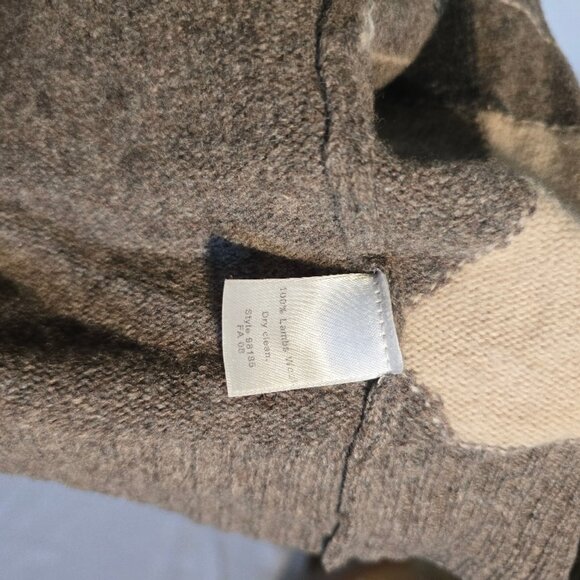 Vintage Argyle J Crew Size L - Picture 6 of 8